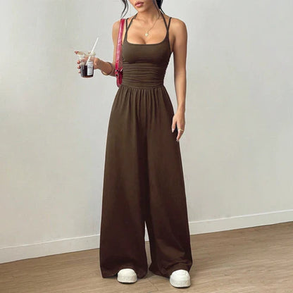 Mono Mujer Casual Tirantes Finos Ajuste Relax
