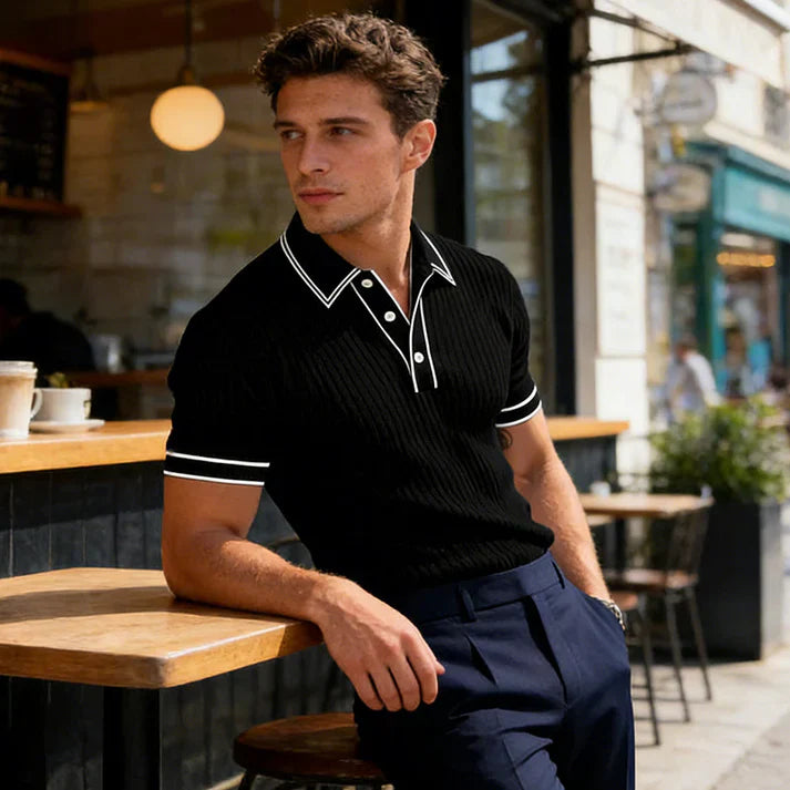 Polo Hombre Algodón Manga Corta Informal - Mavetta