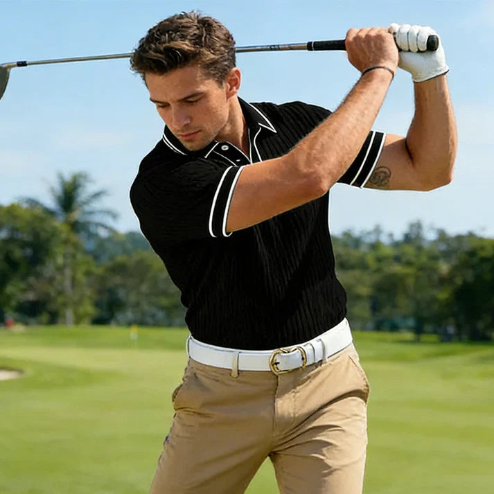 Polo Hombre Algodón Manga Corta Informal