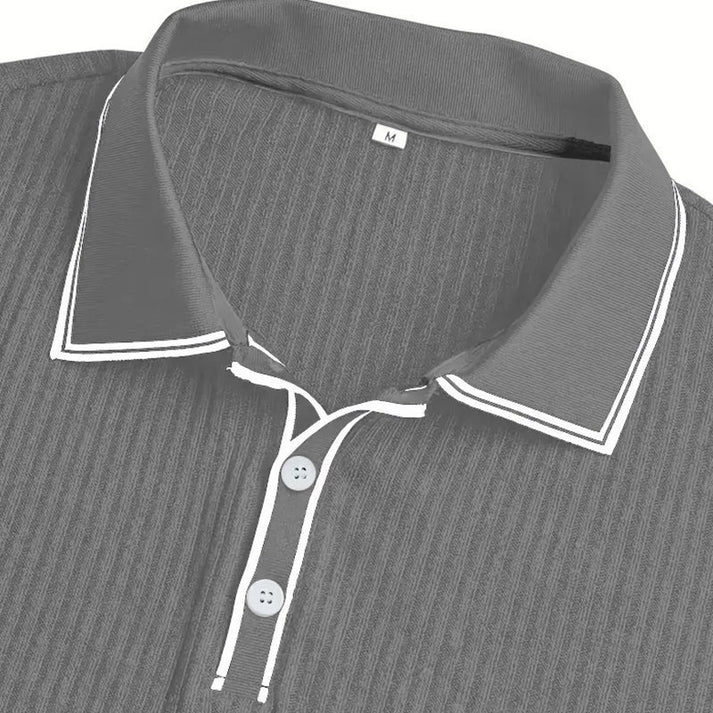Polo Hombre Algodón Manga Corta Informal
