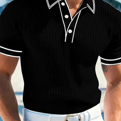 Polo Hombre Algodón Manga Corta Informal