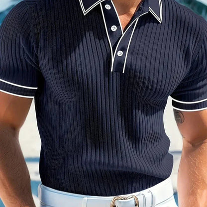 Polo Hombre Algodón Manga Corta Informal
