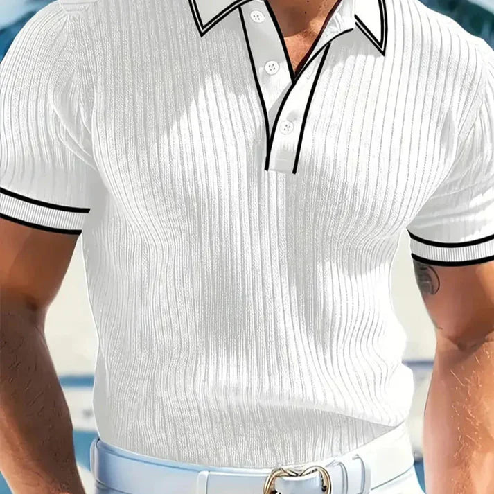 Polo Hombre Algodón Manga Corta Informal