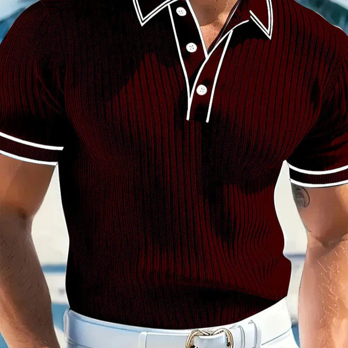 Polo Hombre Algodón Manga Corta Informal
