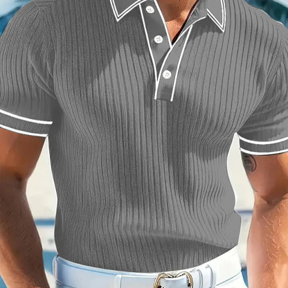 Polo Hombre Algodón Manga Corta Informal