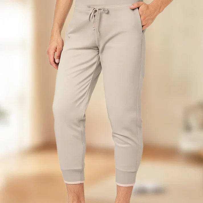 Pantalón Capri Mujer Ajustado Cintura Alta