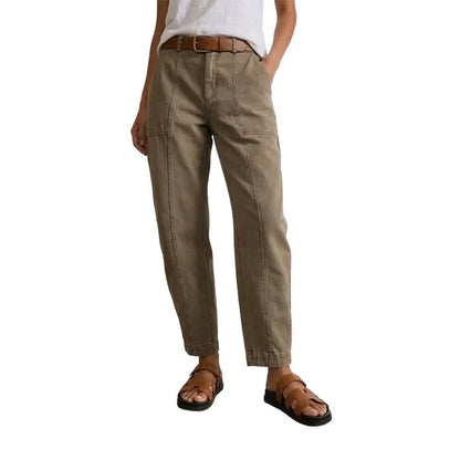 Pantalón utilitario Mujer de cintura alta entallado