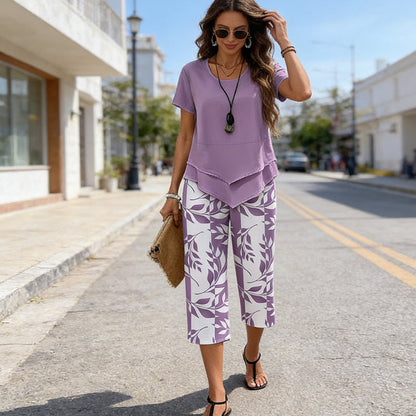Conjunto Mujer Casual Fluido Dos Piezas Diseño