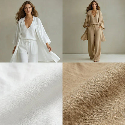 Conjunto Mujer Tres Piezas Elegante Ajuste Clásico