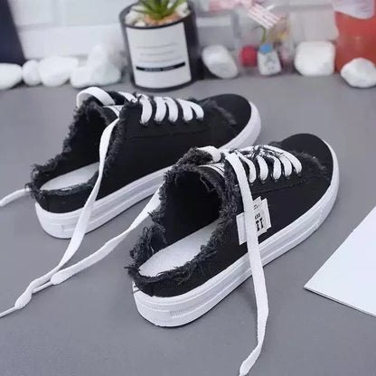 Zapatillas Mule Mujer Denim Suela Cómoda