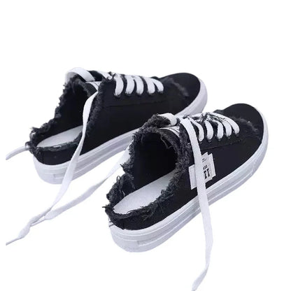 Zapatillas Mule Mujer Denim Suela Cómoda