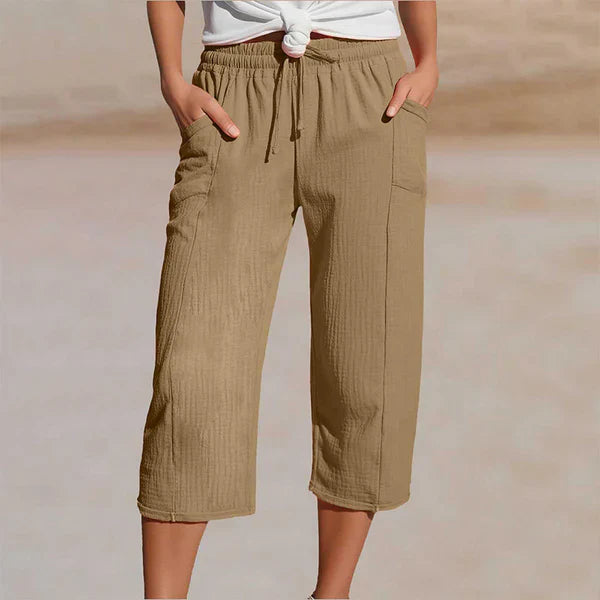 Pantalones cortos Mujer Plisados Ajuste Comodo
