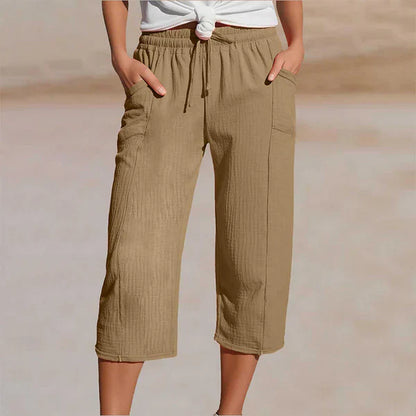 Pantalones cortos Mujer Plisados Ajuste Comodo