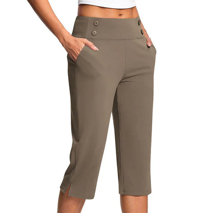 Pantalones Yoga Mujer Efecto Moldeador Ajuste Elegante