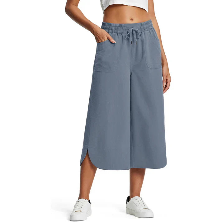 Pantalones Cropped Mujer Transpirables