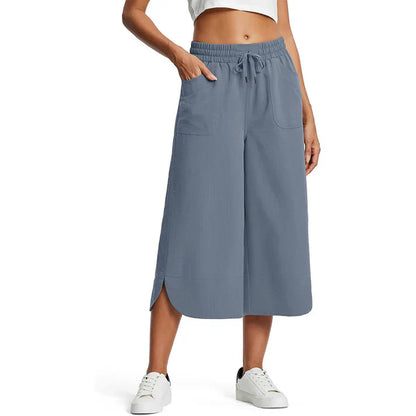 Pantalones Cropped Mujer Transpirables