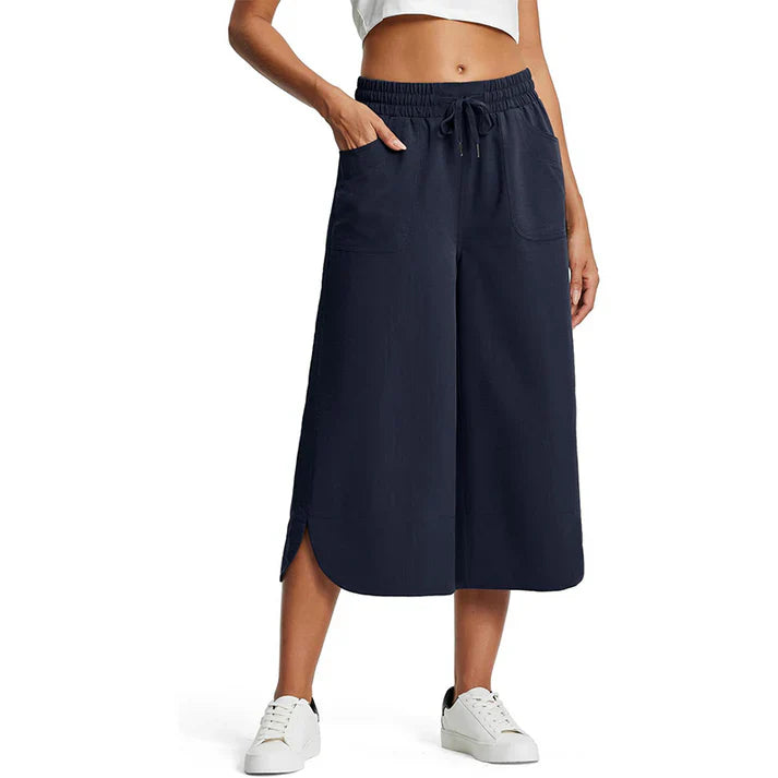 Pantalones Cropped Mujer Transpirables