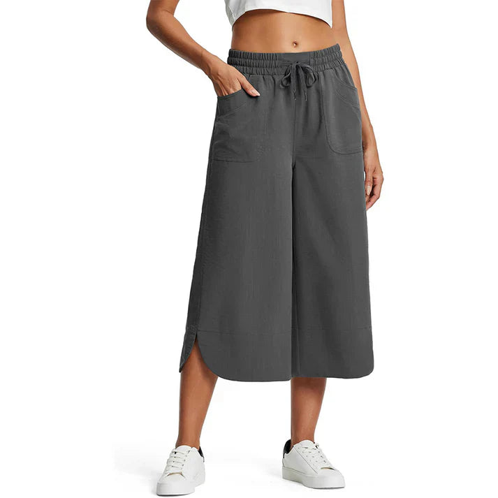 Pantalones Cropped Mujer Transpirables