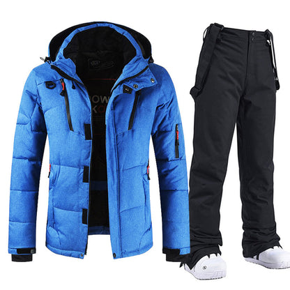 Conjunto Hombre Chaqueta y Pantalón Acolchados Invierno Resistente