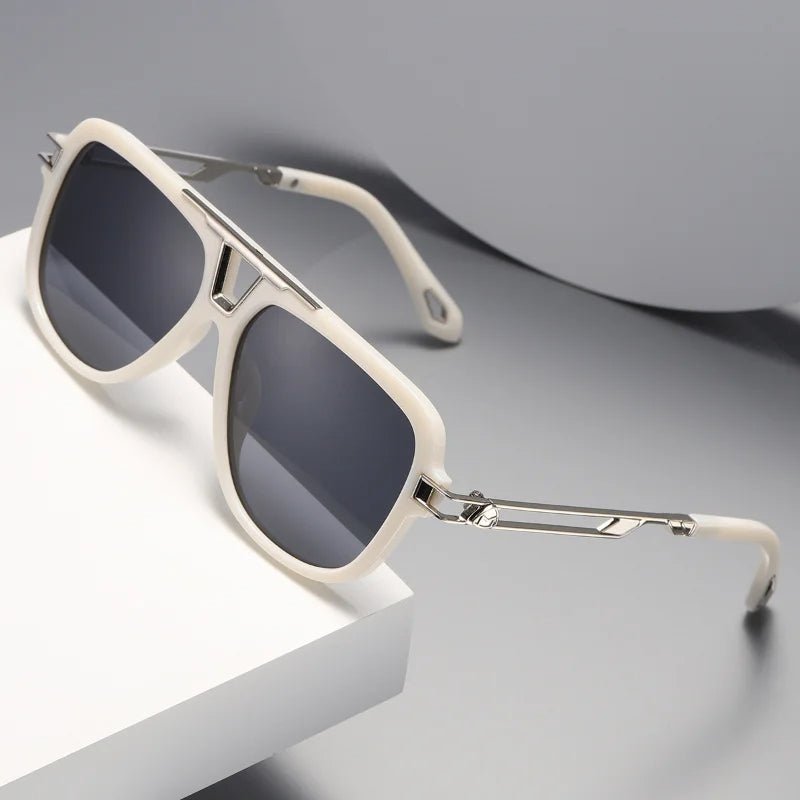Gafas de sol Unisex estilo aviador con lentes degradados y protección