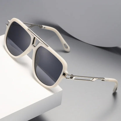 Gafas de sol Unisex estilo aviador con lentes degradados y protección