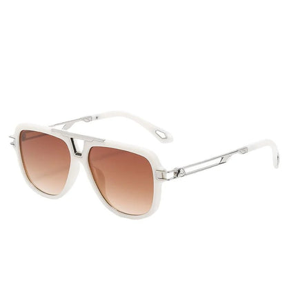 Gafas de sol Unisex estilo aviador con lentes degradados y protección