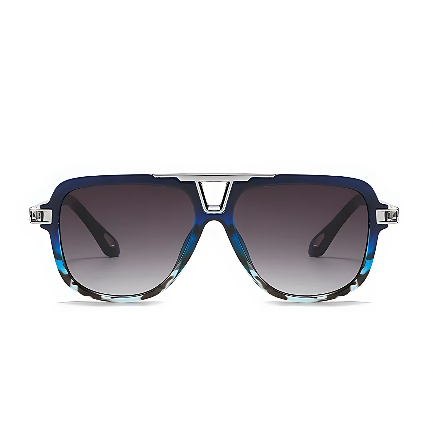 Gafas de sol Unisex estilo aviador con lentes degradados y protección