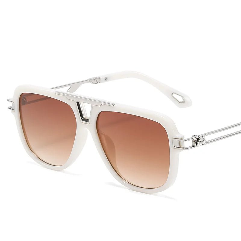 Gafas de sol Unisex estilo aviador con lentes degradados y protección
