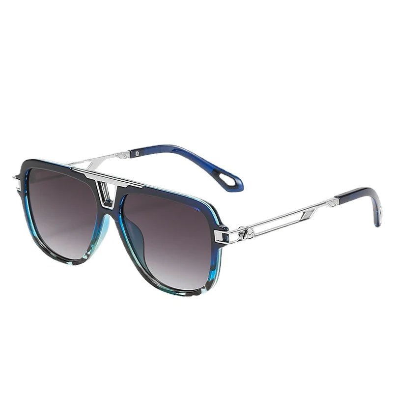 Gafas de sol Unisex estilo aviador con lentes degradados y protección