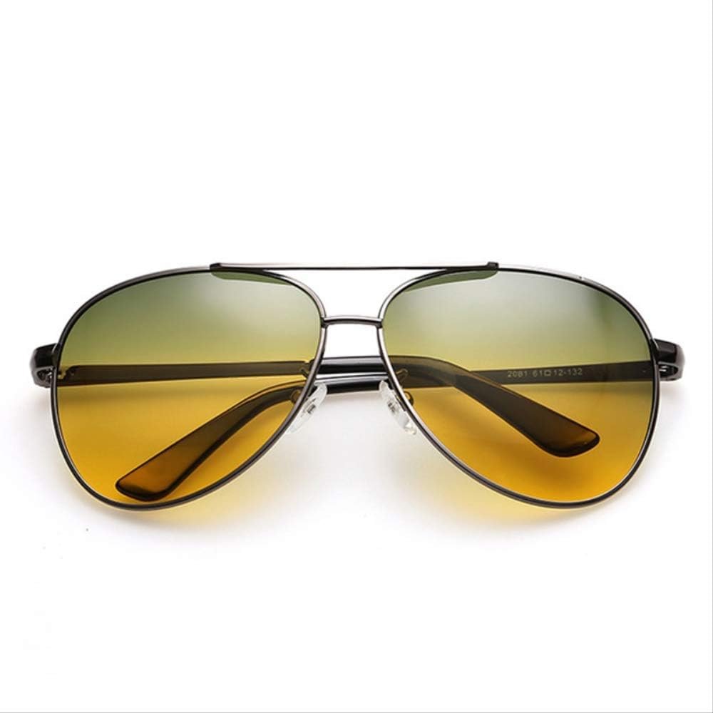 Gafas de sol unisex estilo aviador con lentes degradadas y protección