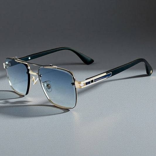 Gafas de sol Unisex estilo aviador cuadrado aleación lentes degradados - Mavetta