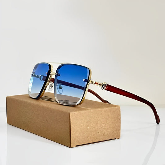 Gafas de sol Unisex estilo aviador con lentes degradados y protección - Mavetta