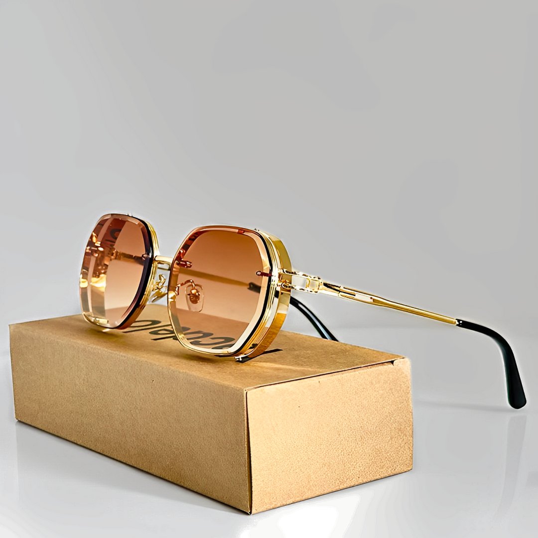 Gafas de sol unisex estilo aviador con lentes degradados y protección - Mavetta