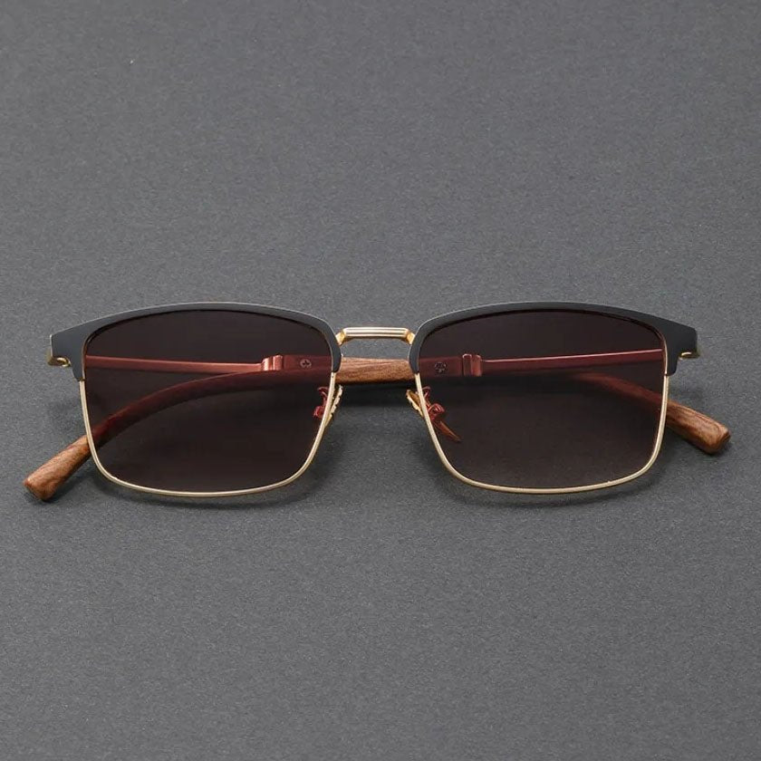 Gafas de sol Unisex polarizadas estilo browline con protección UV400