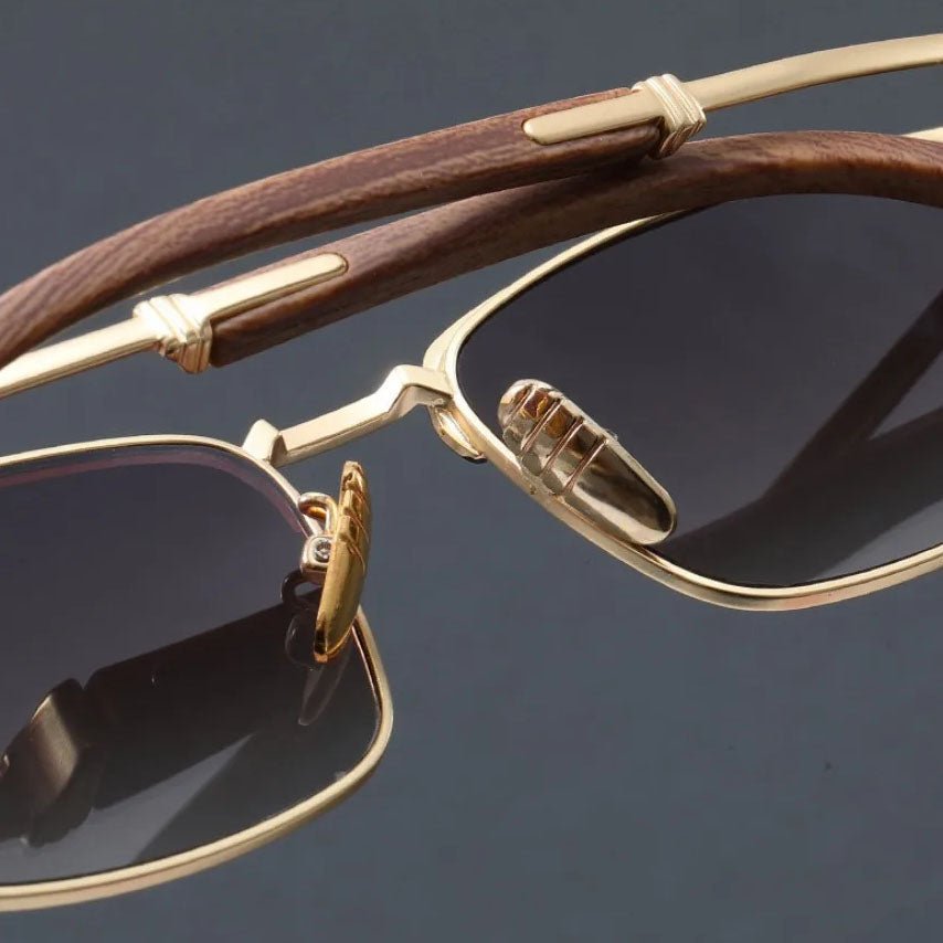 Gafas de sol Unisex polarizadas estilo browline con protección UV400