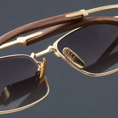 Gafas de sol Unisex polarizadas estilo browline con protección UV400