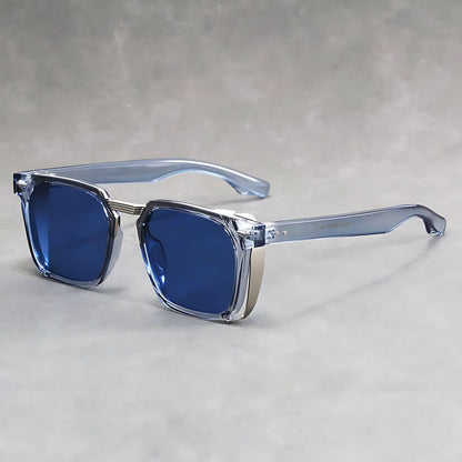 Gafas de sol Unisex Montura Cuadrada Transparente Protección UV400