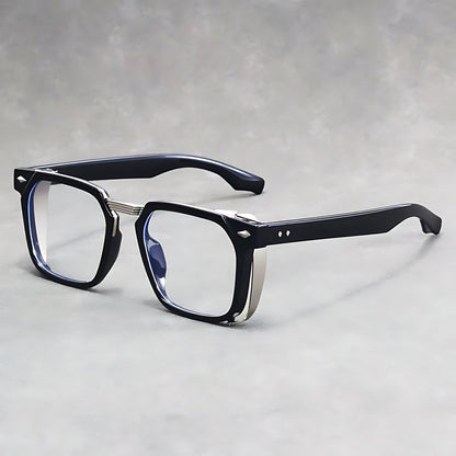 Gafas de sol Unisex Montura Cuadrada Transparente Protección UV400