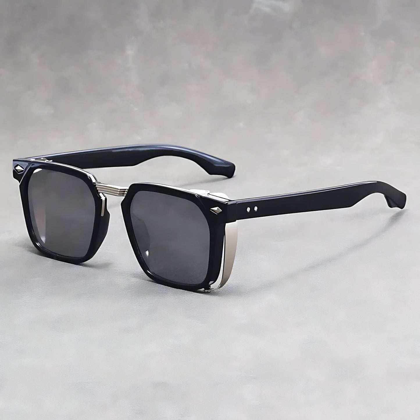 Gafas de sol Unisex Montura Cuadrada Transparente Protección UV400