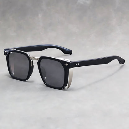Gafas de sol Unisex Montura Cuadrada Transparente Protección UV400