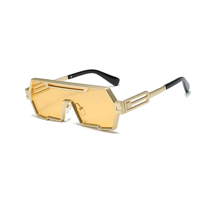 Gafas de sol Unisex montura cuadrada estilo steampunk con protección