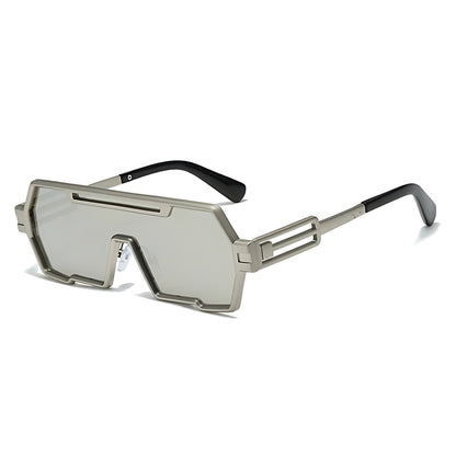Gafas de sol Unisex montura cuadrada estilo steampunk con protección