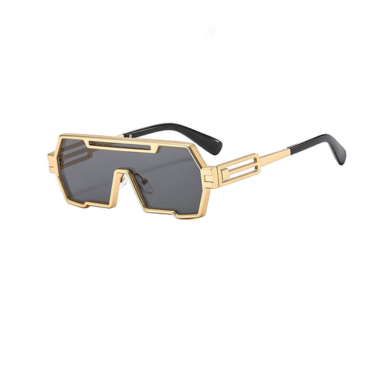 Gafas de sol Unisex montura cuadrada estilo steampunk con protección - Mavetta