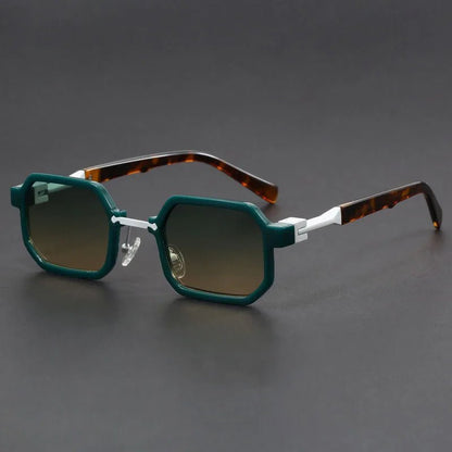 Gafas de sol Unisex Montura Octogonal Mate Protección UV