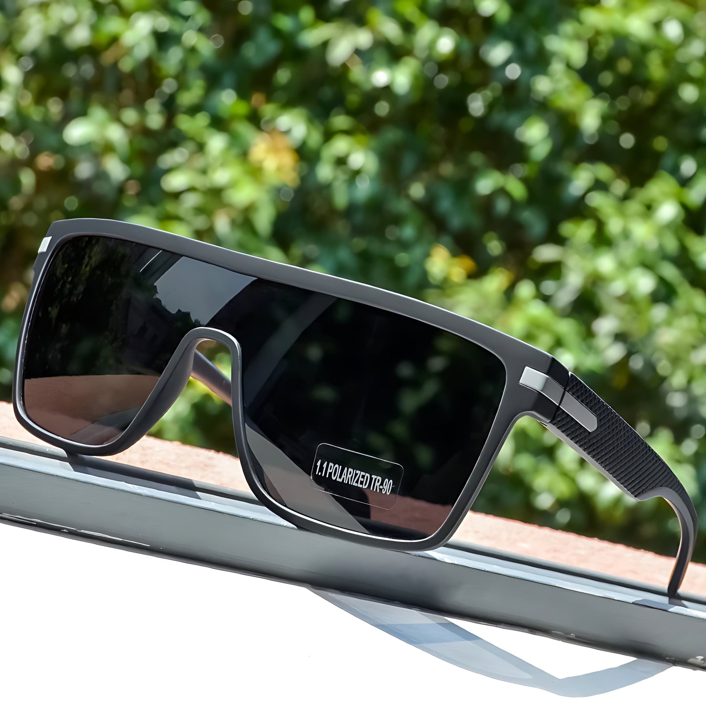 Gafas de sol Unisex Cuadradas Ligeras con Lentes Polarizadas UV400
