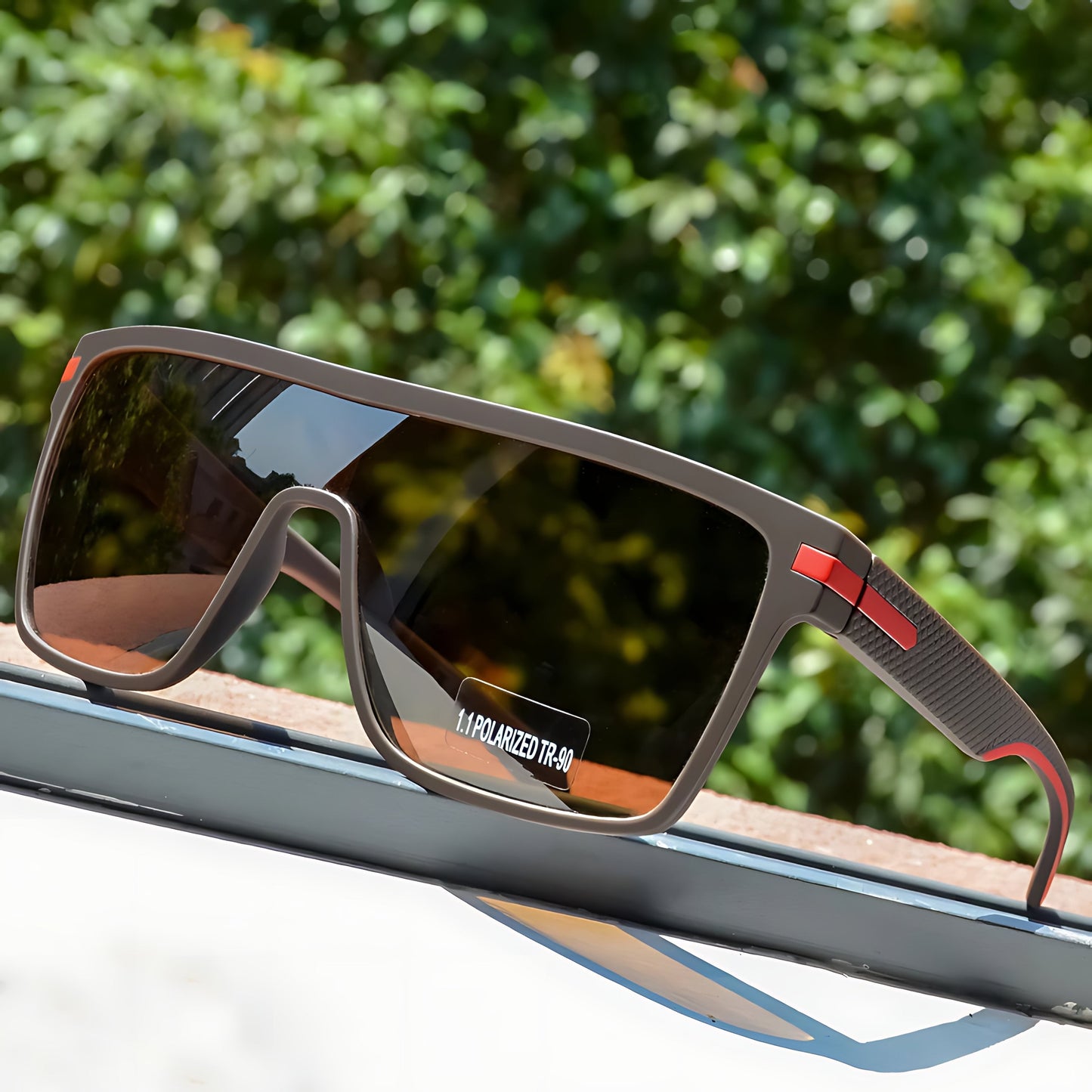 Gafas de sol Unisex Cuadradas Ligeras con Lentes Polarizadas UV400
