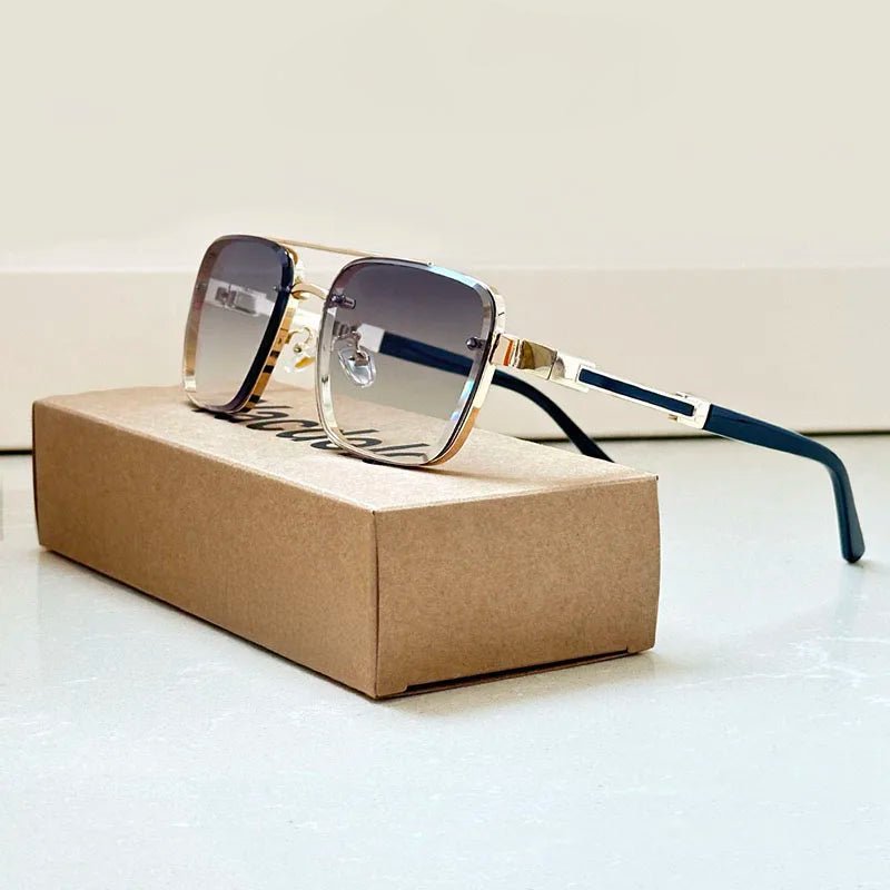 Gafas de sol unisex estilo aviador montura y lentes degradados - Mavetta