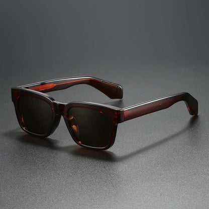 Gafas de sol unisex montura gruesa cuadrada polarizadas