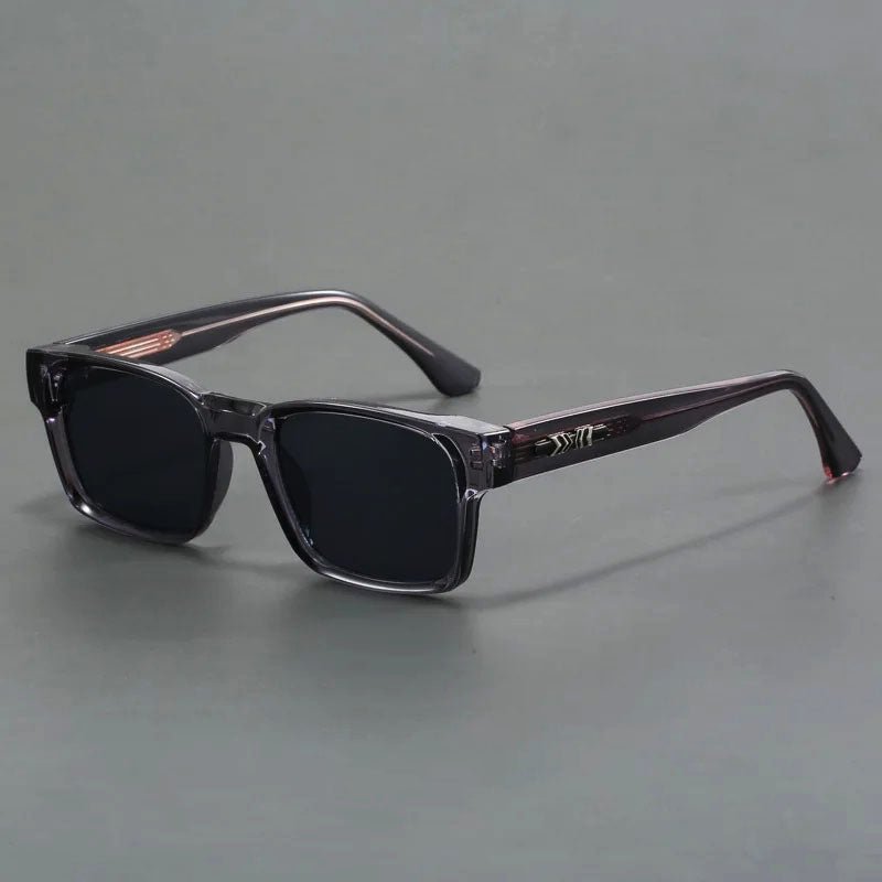 Gafas de sol Unisex acetato montura cuadrada lentes degradados