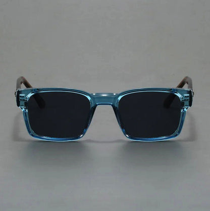 Gafas de sol Unisex acetato montura cuadrada lentes degradados